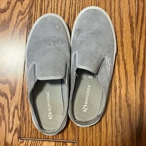 Superga Gray Slip-On Shoes